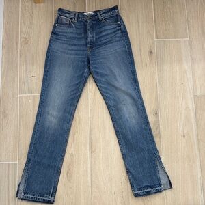 EB Denim Women's Blue Flare Wide-Leg Jeans